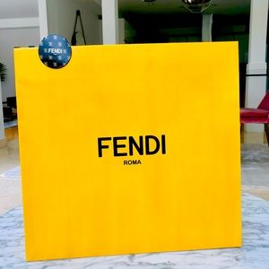 SOLD!! Fendi Paper Shopping Storage Gift Bag